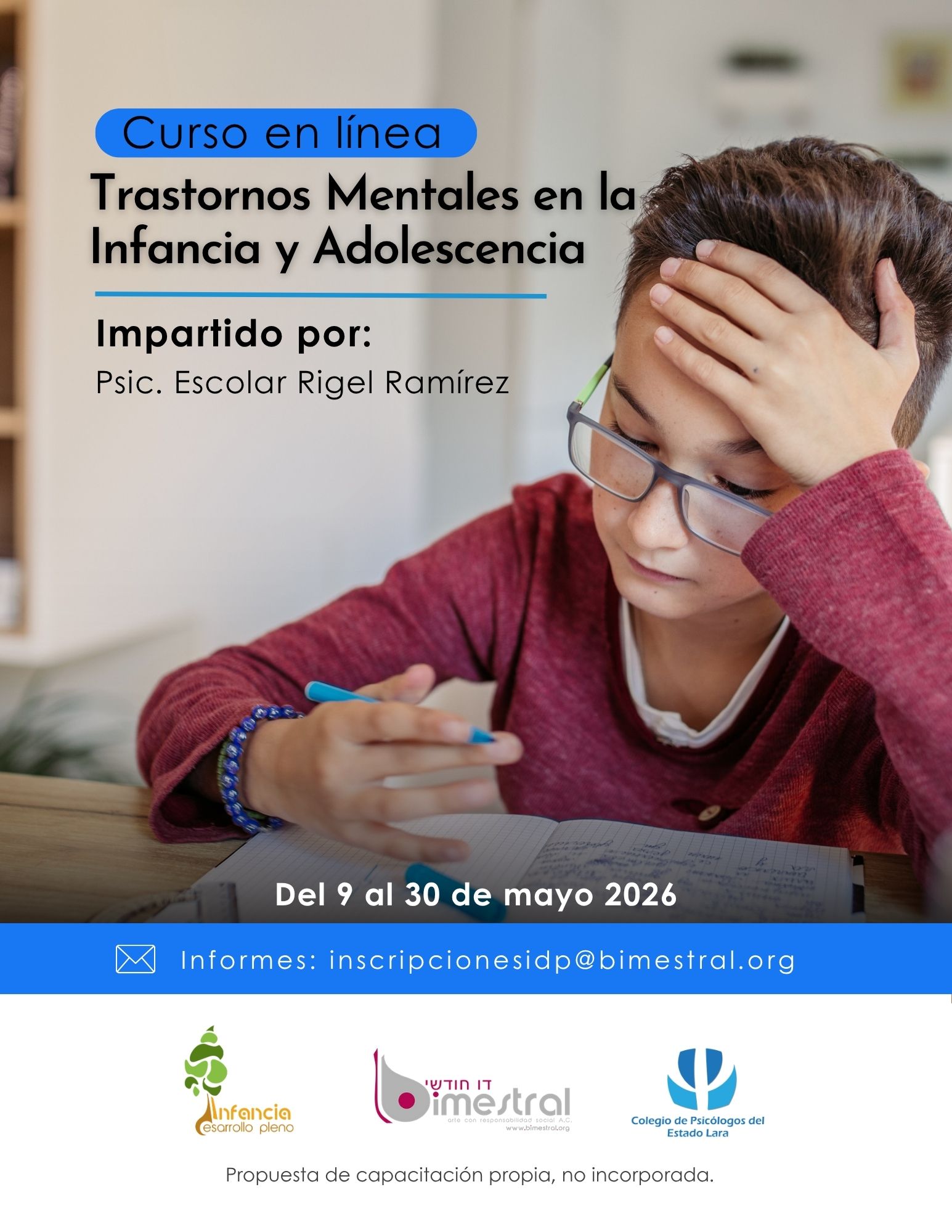Trastornos mentales en la infancia y adolescencia