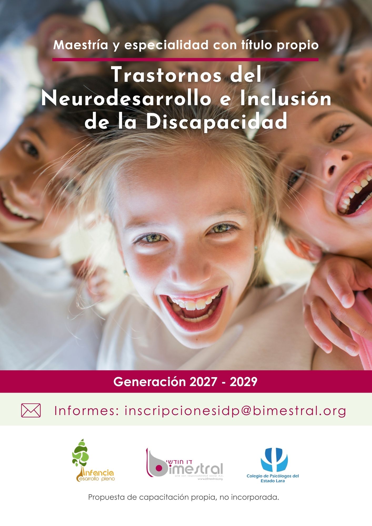 Maestría - Especialidad IDP 2027-2029